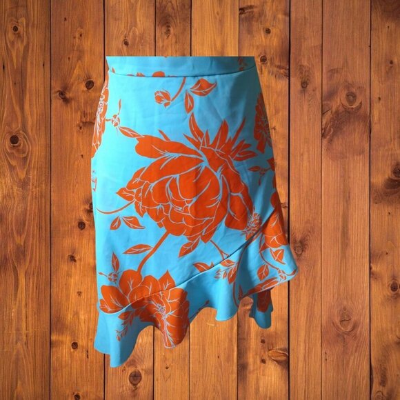 SHEIN Women's Small Floral Spaghetti Strap V-Neck Faux Wrap Ruffle Smock Dress - Picture 3 of 6